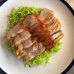 บะหมี่แห้ง 3 อย่าง (เป็ดย่าง-หมูกรอบ-หมูแดง)