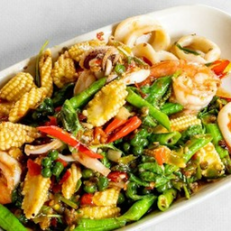 ผัดขี้เมาทะเล(กับข้าว)