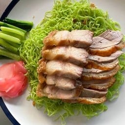 บะหมี่ 2 อย่าง (เป็ดย่าง+หมู)