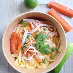 ข้าวไข่ข้นหน้าปูอัด