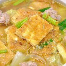 แกงจืดไข่น้ำ หมูเด้ง หมูสับ