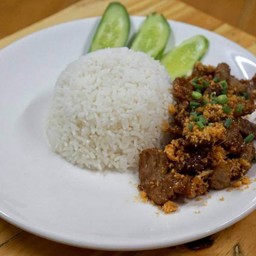 ข้าวไก่กระเทียม