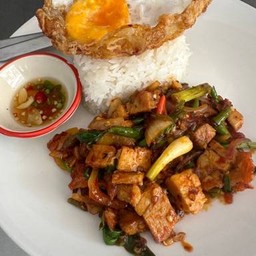 ผัดพริกเผาหมูกรอบ🌶️