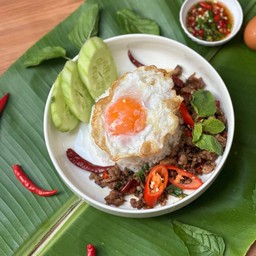 ข้าวกะเพราแท้ อร่อยไม่มโน