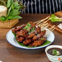 เนื้ิอยางน้ำจิ้มเเจ่ว ไม่ละ 20