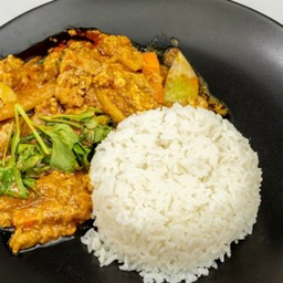 ข้าวผงกระหรี่หมู,ไก่