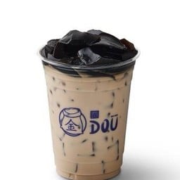 นมสดเฉาก๊วยเย็น