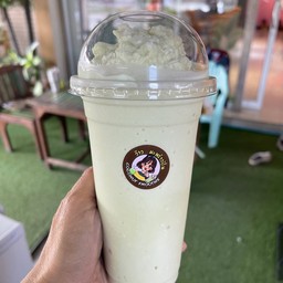 มะพร้าวปั่นชาเขียว