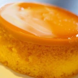 Orange custard cake