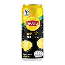 ลิปตันไม่มีน้ำตาลเลมอนโซดา