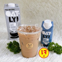 กาแฟนมข้าวโอ๊ต (เจ)