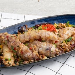 เนื้อกั้งคั่วพริกเกลือ