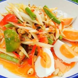 ตำไทยไข่เค็ม