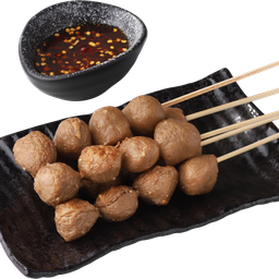 ลูกชิ้นเนื้อปิ้ง