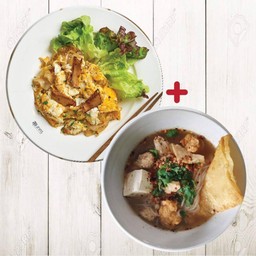 1Xก๋วยเตี๋ยวต้มยำ l Tom Yum noodle, 1X ก๋วยเตี๋ยวคั่ว l Fried rice noodle