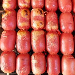 ชุดไส้กรอกแดง 5ไม้ ย่าง