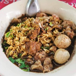 ก๋วยเตี๋ยวลูกชิ้นเนื้อ+เนื้อเปื่อย