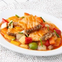 เนื้อปลากะพงเปรี้ยวหวาน