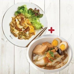 1Xก๋วยเตี๋ยวคั่ว l Fried rice noodle, 1Xก๋วยจั๊บสุข l Chinese noodles