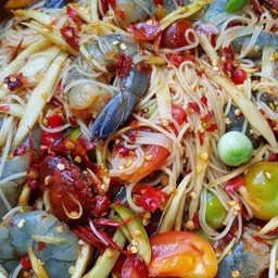 ตำชั่วกุ้งสด