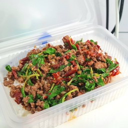 กะเพราเนื้อสับ