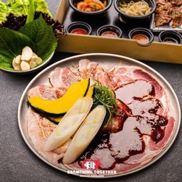 เซตย่างพร้อมทาน - SSAM's Pork Set (สำหรับ 1-2 ท่าน)