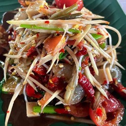 ตำปลาร้ากุ้งสด