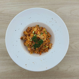 ผัดมักกะโรนีหมู