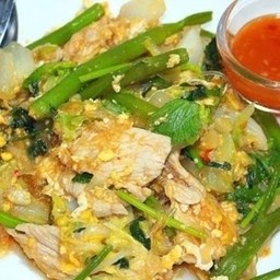 สุกี้แห้งหมู (ร้านราดหน้าปลาฉัตร)