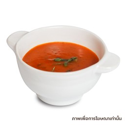 ซุปมะเขือเทศกับใบโหรพา