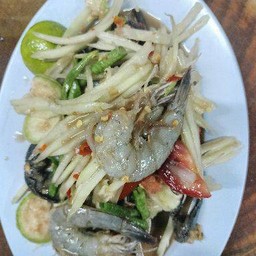 ตำกุ้งสดปลาร้า