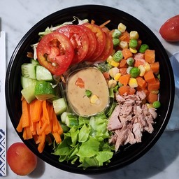 สลัดทูน่าพรีเมี่ยม - เพื่อสุขภาพ เมนูพิเศษ ( ขายดี )