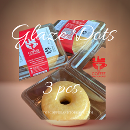 Glaze dots 3 pcs โดนัท 3 ชิ้น