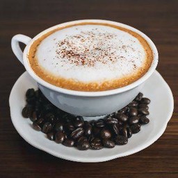 คาปูชิโน่ร้อน