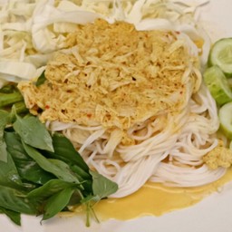 ขนมจีนน้ำยาปู อู้ฟู่ (พริกแกงใต้)