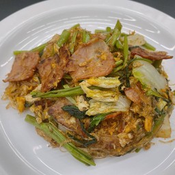 สุกี้แห้ง เบคอน