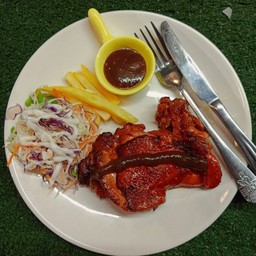 สเต็กสะโพกไก่สไปซี่