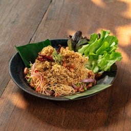 ยำขนมจีนปลาทูฟู