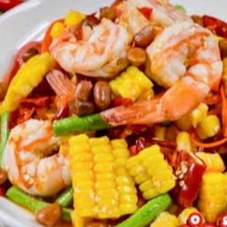 ตำข้าวโพดกุ้งสุก