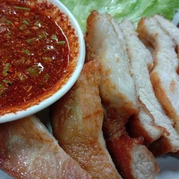 คอหมูทอด