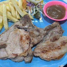 พร๊อกช๊อป(หมู)ติดมันติดกะดูก