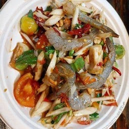 ตำกุ้งสด