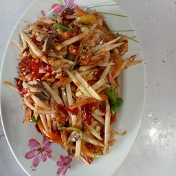 ตำปูปลาร้า เมนูพระเอกนางเอกค่ะจัดจ้าน