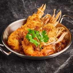 กุ้งทอดเกลือ 2 ตัว