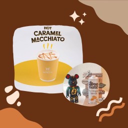 HOT CARAMEL MACCHIATO (Oatmilk)