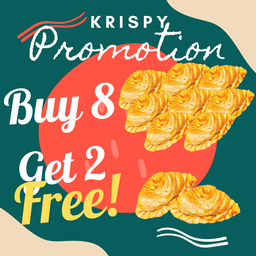 กะหรี่ปั๊บ Buy 8 Get 2 Free!