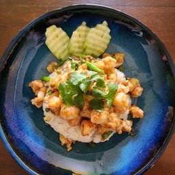 ข้าวกุ้งสับพริกขี้หนูสวน