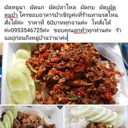 เจ๊วรรณอาหารตามสั่ง ของป่าแซ่บเวอร์ ติดกับธนัญญาการเกษตร