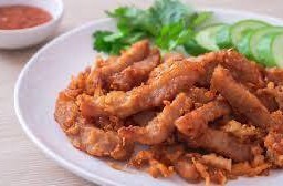 หมูทอด(หมูไม่ติดมัน)