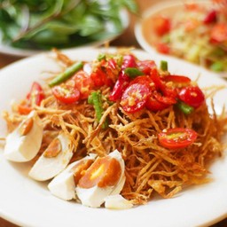 ตำกรอบไข่เค็ม